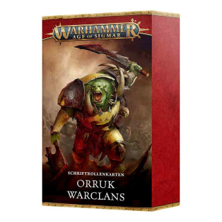 89-04-04 Warscroll Cards: Orruk Warclans (dt.)
