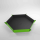 Magnetic Dice Tray Hexagonal Black/Green