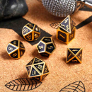 Metal & Enamel Dice Set Galaxy (7)