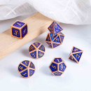 Metal & Enamel Dice Set Babylon (7)