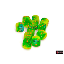 Gemini 16mm d6 Plasma Green-Teal/orange Luminary Dice...