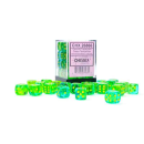 Gemini 12mm d6 Translucent Green-Teal/yellow Dice Block...