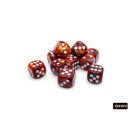 Festive 16mm d6 Symphony/white Dice Block (12 dice)