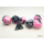 Gemini Mini-Polyhedral Black-Pink/white 7-Die Set
