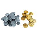 Board&Dice Accessories: Nucleum Metal Coins