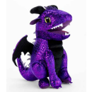 Dragon Plush Dice Bag Purple
