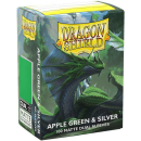Dragon Shield Matte Dual: Apple Green & Silver (100)