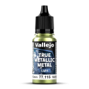 Vallejo True Metallic Metal Light - Amber Green