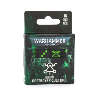 49-47 Necrons: Destroyer Cult Dice Set