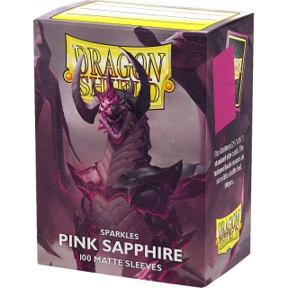 Dragon Shield Matte: Sparkles - Pink Sapphire (100)