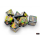 Brush Polyhedral Deep Forest/gold 7-Die Set
