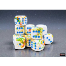 Brush 16mm d6 Breezy/blue Dice Block (12 dice)