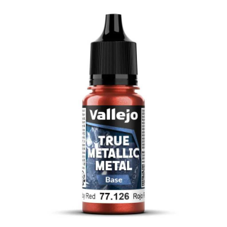 Vallejo True Metallic Metal Base - Ruby Red