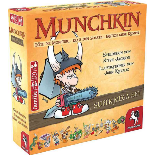 Munchkin Fantasy Super-Mega-Set [beschädigte Box]