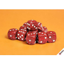 Speckled 16mm d6 Lava Stone Dice Block (12 dice)