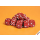 Speckled 16mm d6 Lava Stone Dice Block (12 dice)