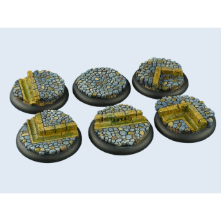 Cobblestone Bases, W Round 40mm (2)