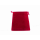 Small Suedecloth Dice Bag Red