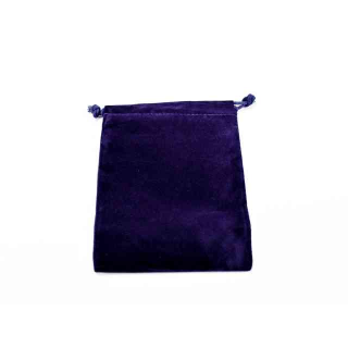 Small Suedecloth Dice Bag Royal Blue