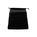 Large Suedecloth Dice Bag Black
